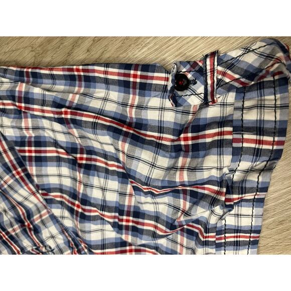 Buffalo DAVID BITTON Shirt Men's Size XL Button Down Blue Plaid Western Cowboy - Picture 7 of 11